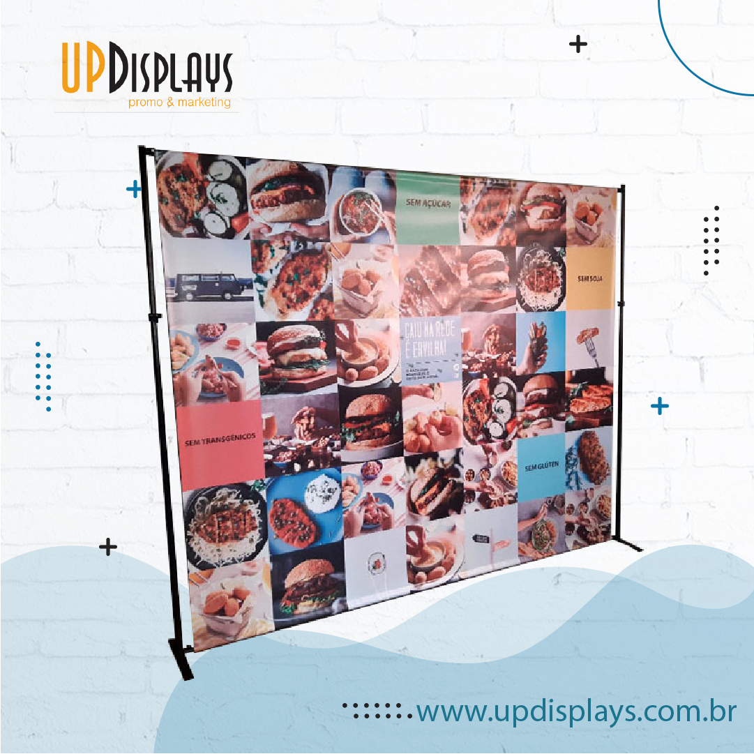 Back Drop Ajustável - UpDisplays